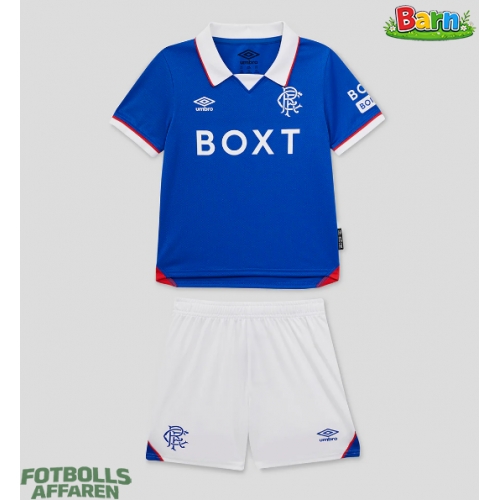 Rangers Hemmaställ Barn 2025-26 Kortärmad (+ Korta byxor)